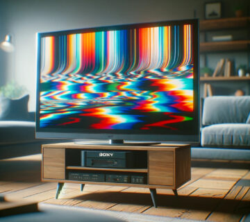 علت قاطی شدن رنگ ها در تلویزیون سونی